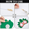Gorgecraft 240Pcs 2 Colors Iron Cord Lock Ends FIND-GF0006-96-6