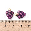 304 Stainless Steel Enamel Pendants STAS-B085-40G-02-3