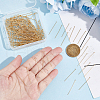 Unicraftale 300Pcs 304 Stainless Steel Flat Head Pins STAS-UN0049-19-5