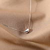 Bean 925 Sterling Silver Pendant Necklaces for Women FS-WGEDBD6-01-2