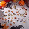 28Pcs 7 Style Halloween Alloy Enamel Pendants JX182A-5