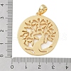 Rack Plating Brass Pendants KK-A224-02B-G-3