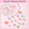 AHADERMAKER 30Pcs 15 Styles Plastic Beads KY-GA0001-33-4