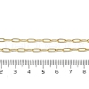 Brass Paperclip Chain Necklaces NJEW-A042-17G-02-3