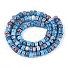 Handmade Millefiori Glass Beads Strands LAMP-T021-27A-04-2