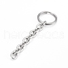 Tarnish Resistant 304 Stainless Steel Split Key Rings X-STAS-G214-03P-2