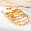 7Pcs 7 Styles Alloy Cuff Bangle Set for Women WG7D095-01-4