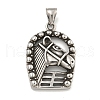 316 Surgical Stainless Steel Pendants STAS-E212-124AS-1