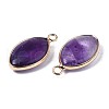 Natural Amethyst Pendants G-S359-318B-3