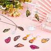 SUNNYCLUE 56Pcs 14 Style Printed Translucent Acrylic Pendants OACR-SC0001-11-5