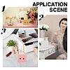 ARRICRAFT 4 Colors Acrylic Single Earring Display Card ODIS-AR0001-05B-7