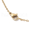 Glass & Glass Pearl Beads Pendants Necklaces for Women NJEW-MZ00106-07-5