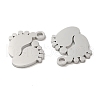 Non-Tarnish 304 Stainless Steel Charms STAS-J042-25P-2