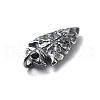 925 Sterling Silver Pendants with Jump Rings STER-R001-03S-03-2