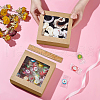 Square Foldable Creative Cardboard Box CON-WH0086-17B-02-3