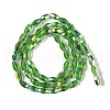 Electroplate Glass Beads Strands GLAA-Q101-03B-AB03-2