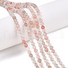 Dyed Natural White Jade Beads Strands G-T140-4mm-A04-2