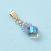 Glass Seed Beaded Pendants PALLOY-MZ00590-01-3