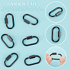 Unicraftale 6Pcs 304 Stainless Steel Screw Carabiner Lock Charms STAS-UN0059-75B-4