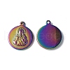 Ion Plating(IP) 304 Stainless Steel Pendants STAS-G278-17MC-1
