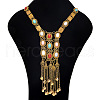 Alloy Resin Pendant Necklaces for Women FS-WG4C0A8-01-1