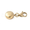 304 Stainless Steel Flat Round Pendant Decoration STAS-S165-07G-2