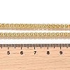 3MM Brass Wheat Chain Necklaces NJEW-M108-08G-3