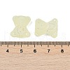 Frosted Transparent Acrylic Beads OACR-P029-20B-03-4