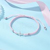 Braided Nylon Cord Adjustable Bracelets BJEW-JB11597-03-1