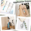SUNNYCLUE 9Pcs 3 Colors Alloy Bullet Bar Beadable Keychain for Jewelry Making DIY Crafts KEYC-SC0001-10-5