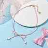 Glass Seed Pendants Necklaces for Women NJEW-MZ00031-05-2