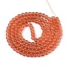 Baking Painted Glass Beads Strands X-DGLA-Q023-6mm-DB28-2