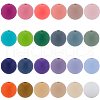 SOFPLATE 120Pcs 24 Colors Round Food Grade Eco-Friendly Silicone Beads SIL-SP0001-04-1