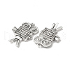 Tibetan Style Alloy Pendants TIBEP-L019-01AS-3