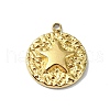 Ion Plating(IP) 304 Stainless Steel Pendants STAS-B058-19G-03-1