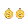 Golden Plated Alloy Enamel Charms X-ENAM-Q437-13Q-1