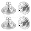 Beebeecraft 8Pcs Brass Ear Nuts FIND-BBC0003-57P-1