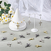 SOFPLATE 24Pcs 3 Colors Alloy with Rhinestone Pendants FIND-SP0001-91-4