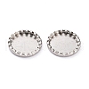 Non-Tarnish 304 Stainless Steel Cabochon Settings STAS-Y001-08P-2
