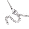 Non-Tarnish Stainless Steel Macrame Pouch Empty Stone Holder for Necklace Makings NJEW-JN04821-01-4