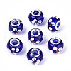 Handmade Lampwork European Beads LAMP-Q029-03F-1