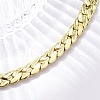 9MM Brass Cuban Link Chain Necklaces NJEW-Q051-01G-2