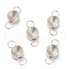 Tarnish Resistant 202 Stainless Steel Connector Rhinestone Settings STAS-F266-19D-P-1