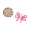 Handmade Glass Seed Beaded Pendants PALLOY-MZ00768-04-2