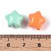 Baking Paint Opaque Acrylic Beads OACR-N142-03-3