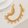 Exquisite Brass Heart Charm Bracelets EN2397-3