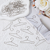 SUPERFINDINGS 50Pcs Mini Iron Clothing Hanger AJEW-FH0004-38A-P-5