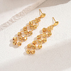 Elegant and Versatile Brass Dangle Stud Earrings GA3926-2-3