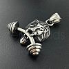 Stylish Punk Lion Pendant Necklace for Men WE0194-3