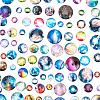 80Pcs  Glass Cabochons AJEW-PH0002-66-1
